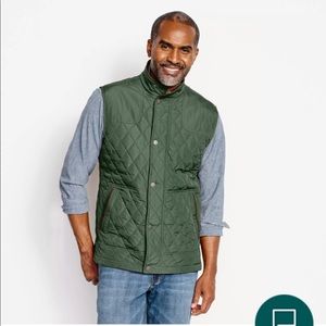 ORVIS MENS LARGE RT7 QUILTED VEST